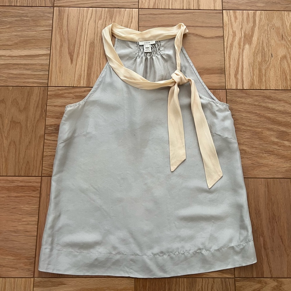 J. Crew Sleeveless Silk Top